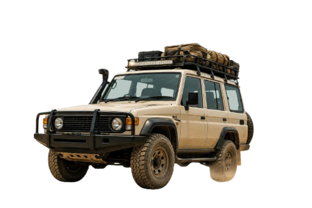 Jeep in the desert